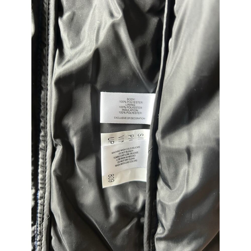 Cutter & Buck CBUK Womens Puffer Vest L Blue Black Quilted Full Zip Outdoor NWT - Picture 11 of 12